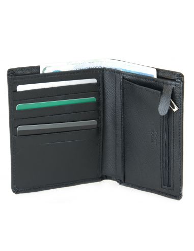 Skórzany duży portfel męski Abercio -...