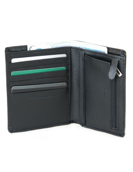 Skórzany duży portfel męski...