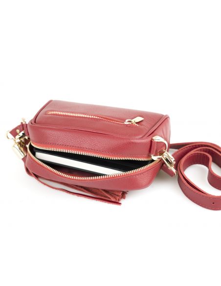 Skórzana mała torebka...