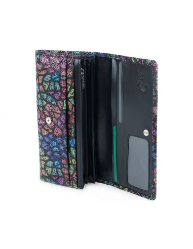 Skórzany duży portfel damski Camilla...