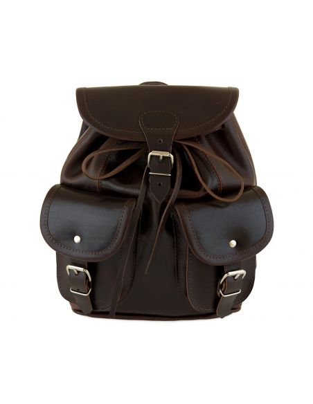 Skórzany mały plecak damski...