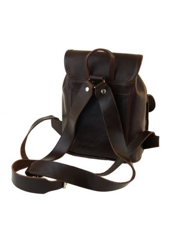 Skórzany mały plecak damski Chiara -...
