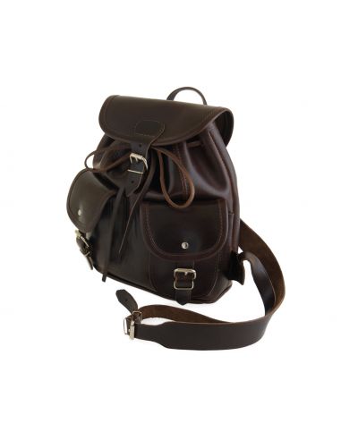 Skórzany mały plecak damski Chiara -...