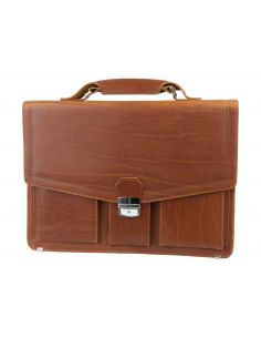 Skórzana teczka męska na...