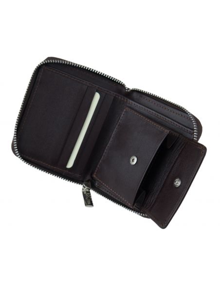 Skórzany portfel damski na...