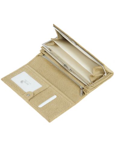 Skórzany duży portfel damski...