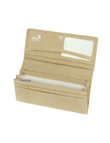 Skórzany duży portfel damski Perlita...