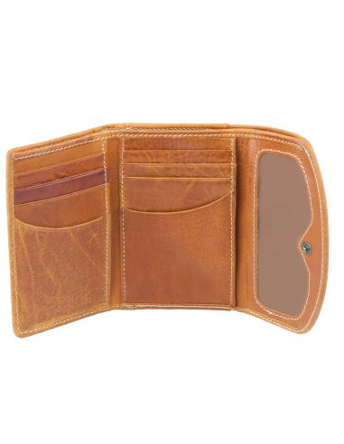 Skórzany mały portfel William - Stefania