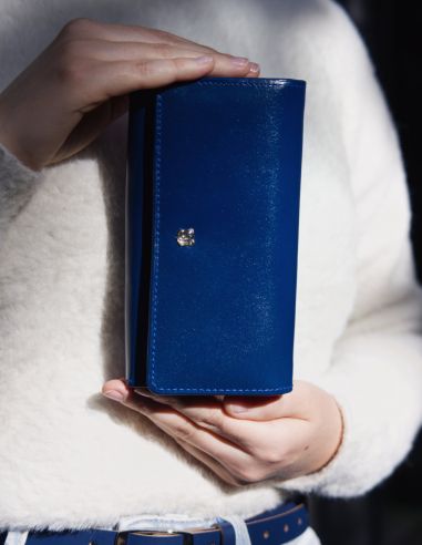 Skórzany portfel damski Grace -...