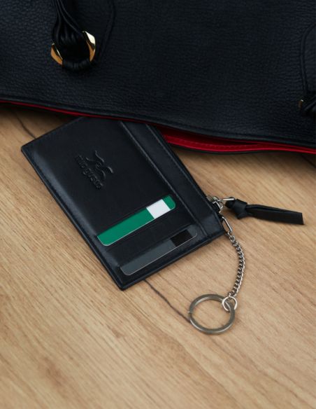 Skórzane etui na karty i...