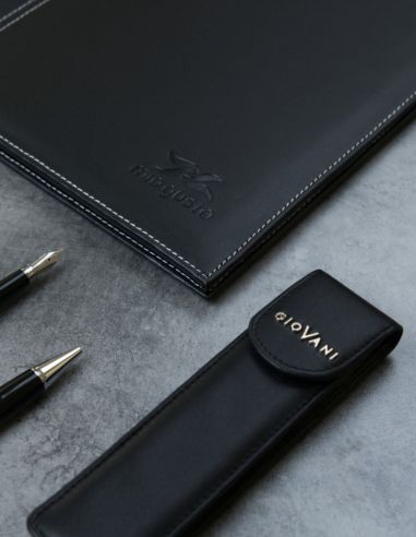 Skórzane etui na długopisy Aida -...