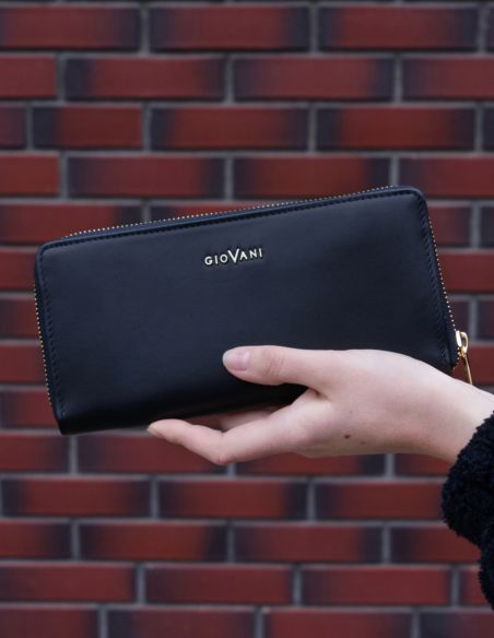 Skórzany portfel damski na...