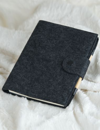 Okładka filcowa z notesem A5 Link -...