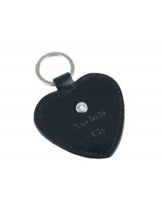 Skórzany brelok serce...