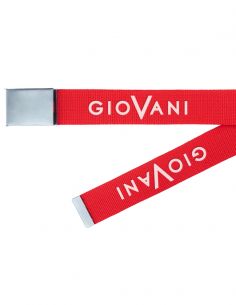 Czerwony pasek parciany -... 2