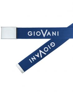 Granatowy pasek parciany -... 2