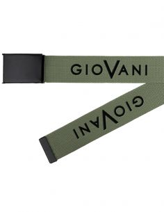 Khaki pasek parciany - Giovani