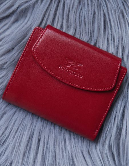 Skórzany mały portfel...