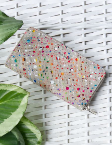 Skórzany duży portfel...