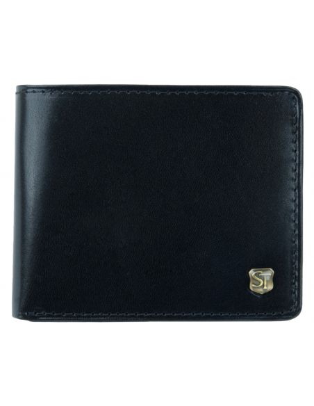 Skórzany mały portfel męski...