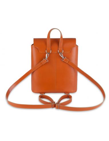 Pomarańczowy plecak damski Dominica -...