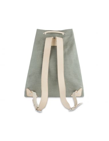 Plecak worek ze skórzanymi szelkami...