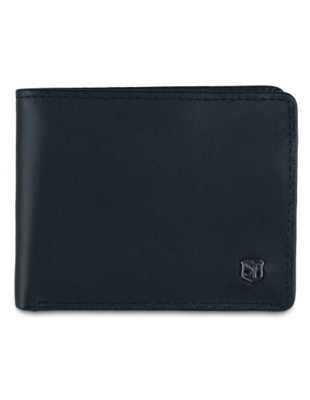 Skórzany mały portfel męski...