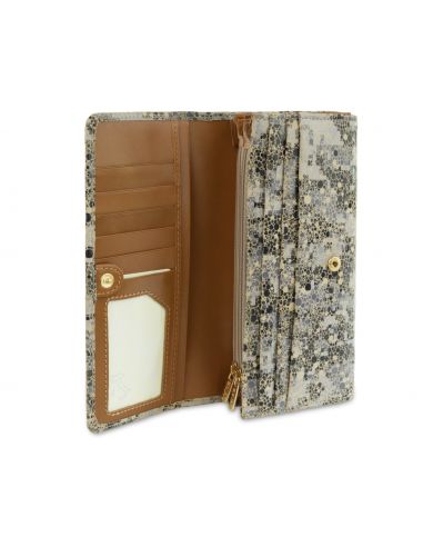 Skórzany duży portfel damski Abigail...