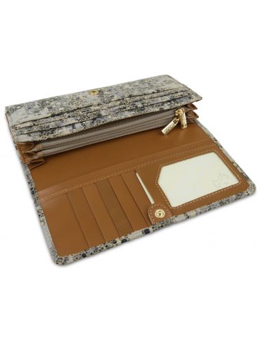 Skórzany duży portfel damski Abigail...