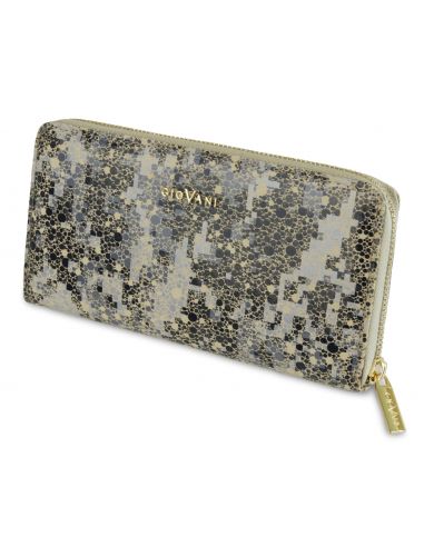 Skórzany duży portfel damski Agatha -...