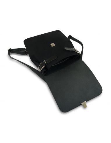 Plecak ze skórzanymi elementami...