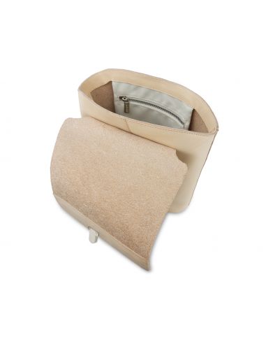 Beżowy plecak damski Dominica - Giovani