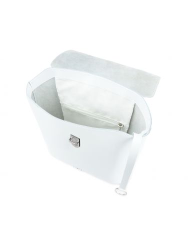 Biały plecak damski Dominica - Giovani