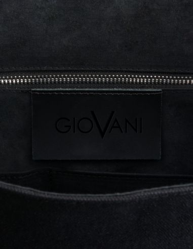 Plecak męski moro z skórzanymi...