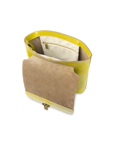 Oliwkowy plecak damski Dominica -...