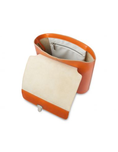 Pomarańczowy plecak damski Dominica -...