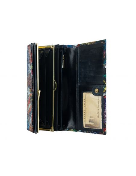 Skórzany duży portfel...