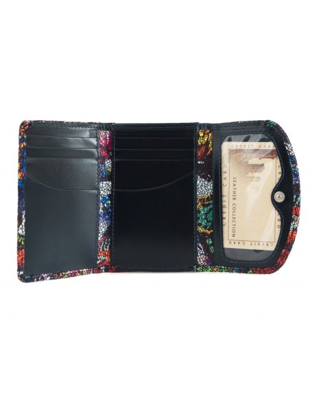 Skórzany mały portfel...