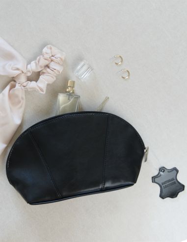 Skórzana kosmetyczka damska Frances -...