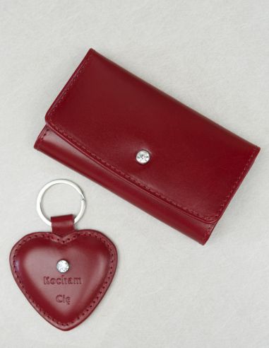 Skórzane etui na klucze Clarissa -...