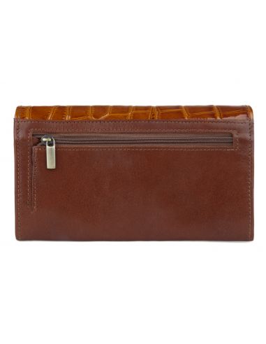 Skórzany duży portfel damski Vivian -...