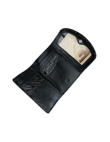 Skórzany mały portfel damski Polly -...