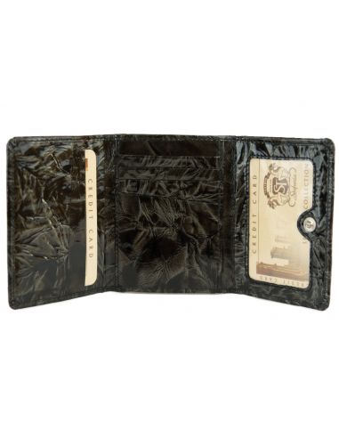 Skórzany mały portfel damski Sylvia -...