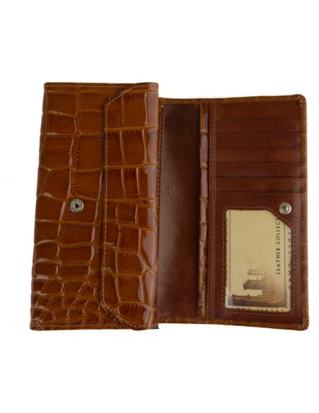 Skórzany portfel damski...