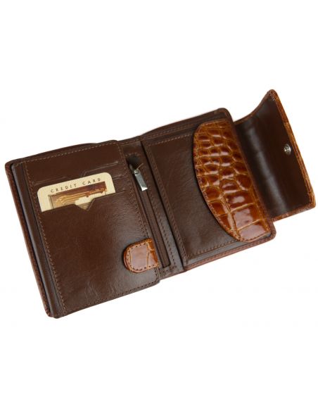 Skórzany portfel damski...