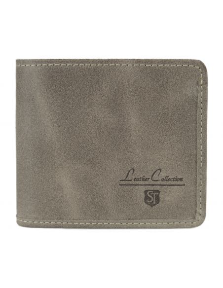 Skórzany mały portfel męski...