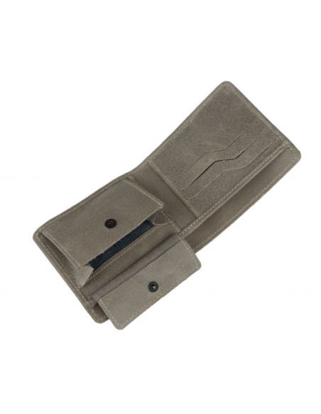 Skórzany mały portfel męski...