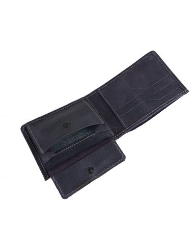 Skórzany mały portfel męski Vincent -...