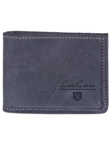 Skórzany mały portfel męski Vincent -...