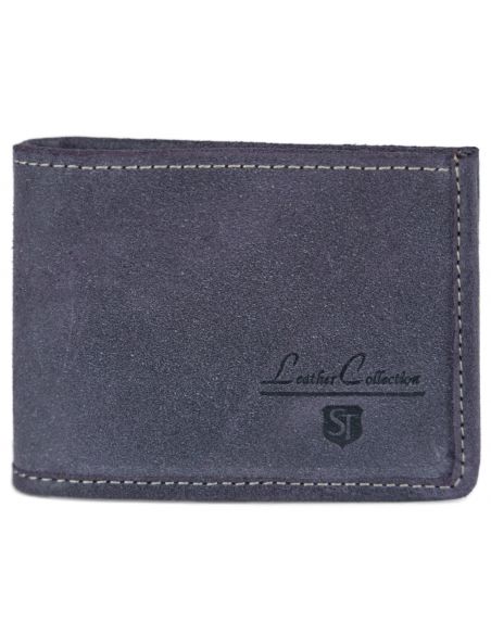 Skórzany mały portfel męski...